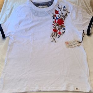 Free Planet Embroidered Tee - Medium